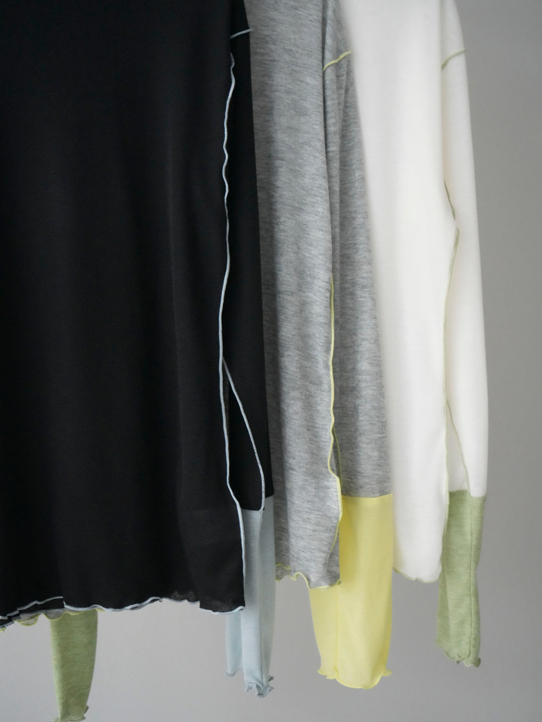 [SET]配色メロウトップス+配色メロウトップス(2set)