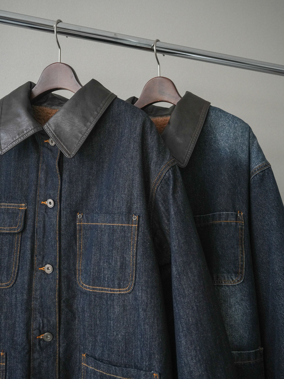 [SET]裏地ファーデニムフライトジャケット+フラワーフロッキーチュールプリーツスカート(2set)