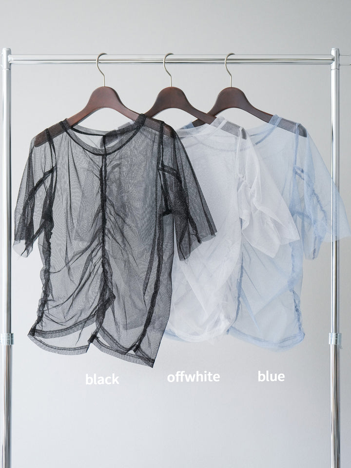 [SET]ラメチュールシャーリングプルオーバー+コード刺繍フレンチスリーブTシャツ+ウエストラインサイドポケットスウェットパンツ(3set)