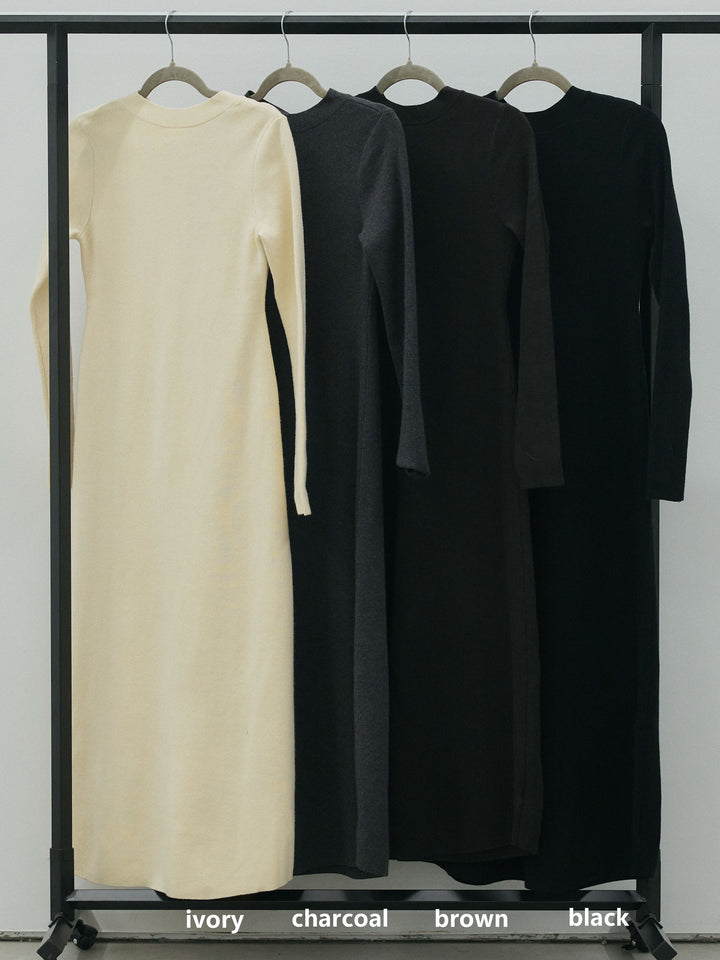 【Allure】[SET]バックオープンニットワンピース+バックオープンニットワンピース(2set)