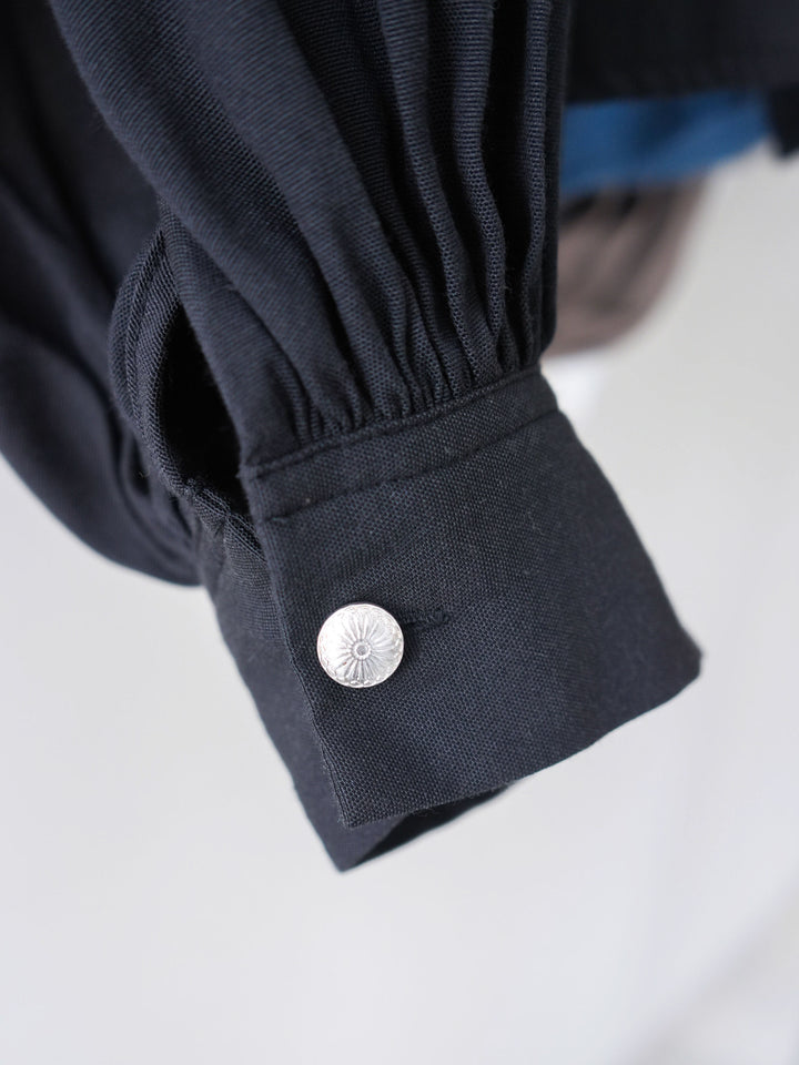 [SET]ラッフルフレアショートブラウス+ラッフルフレアショートブラウス(2set)