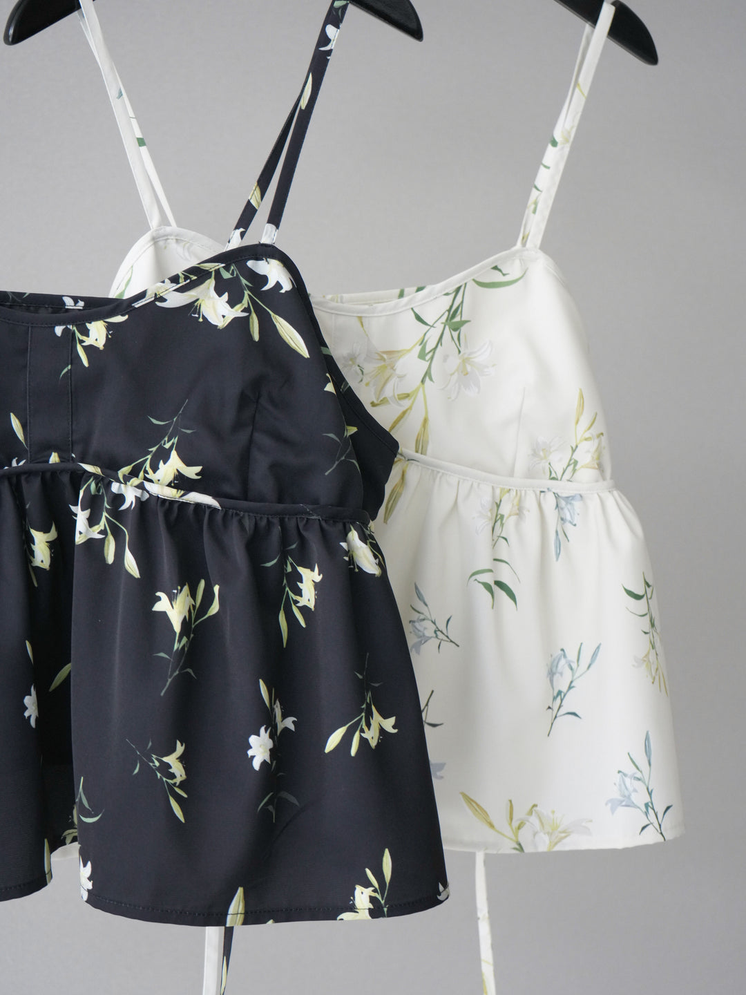 [SET]フラワープリントキャミソール+フラワープリントキャミソール(2set)