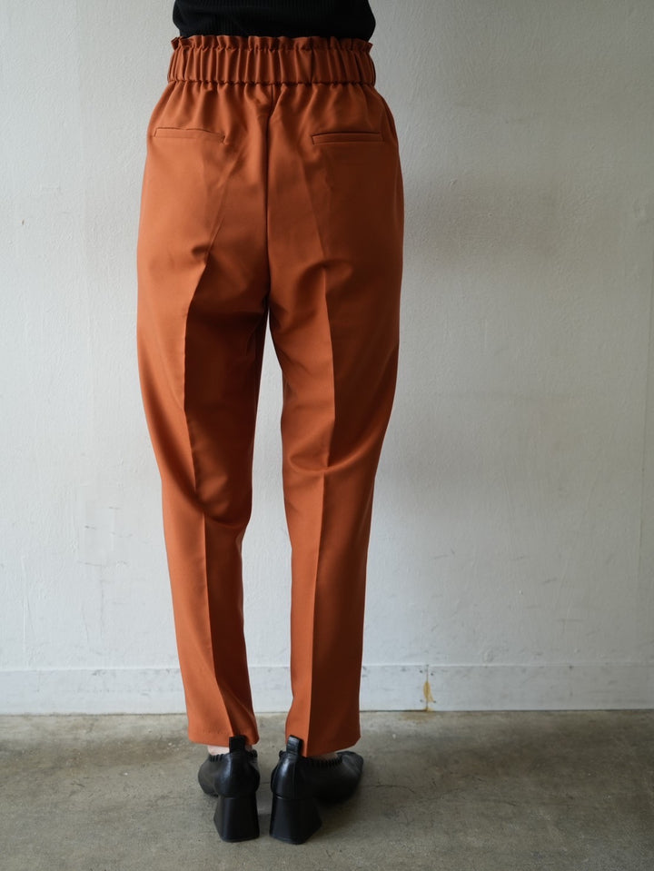 【預訂】輕鬆錐形褲/深橙色