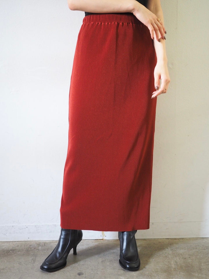 [Buy one, get one free!] Get two I-line pleated skirts for ¥6,930!