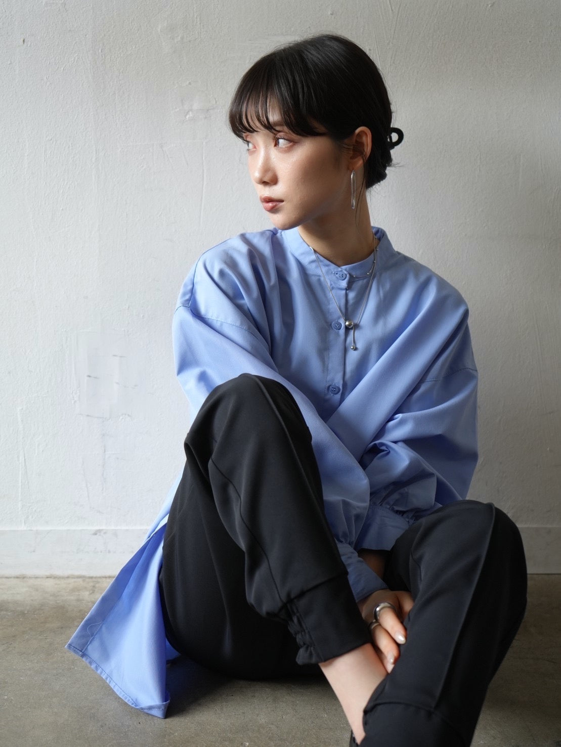 予約]センターシームジョガーパンツ/ブラック – Lumier