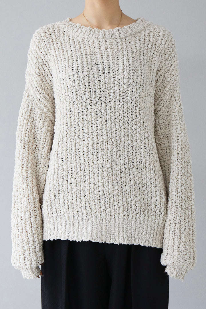 [予約pocopoco knit pullover / ivory