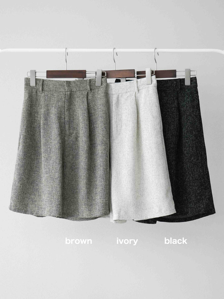 [SET]サマーツイードハーフジャケット+サマーツイードハーフパンツ(2set)