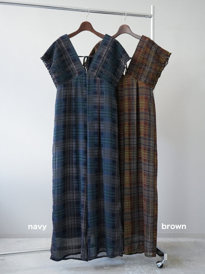 [SET]シアーチェックシャーリングサロペット+シアーチェックシャーリングサロペット(2set)