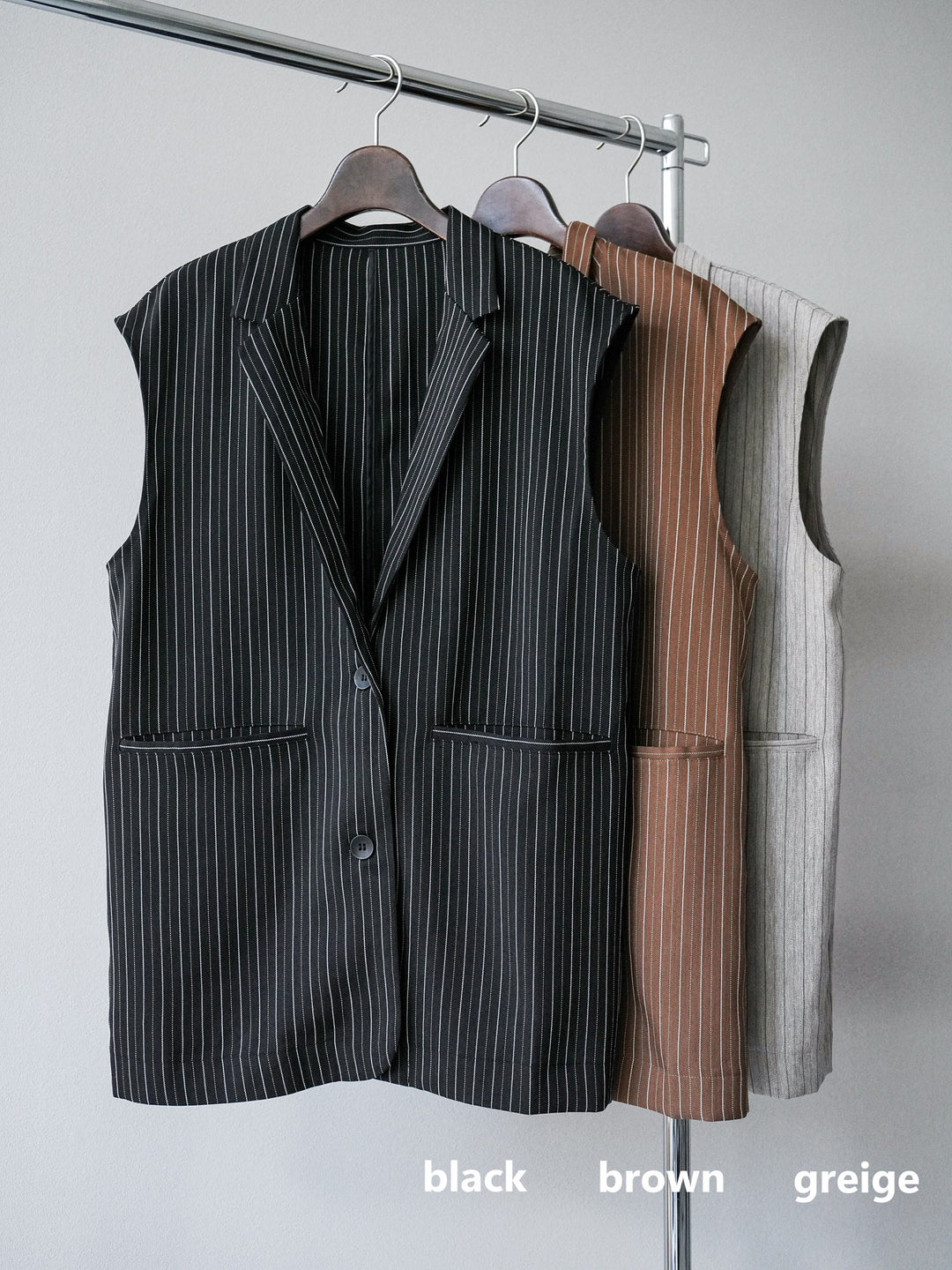 【着回しセット】[SET]ヘリンボーンストライプジレ+シアー切替ベロアトップス+ヘリンボーンストライプサロペット(3set)