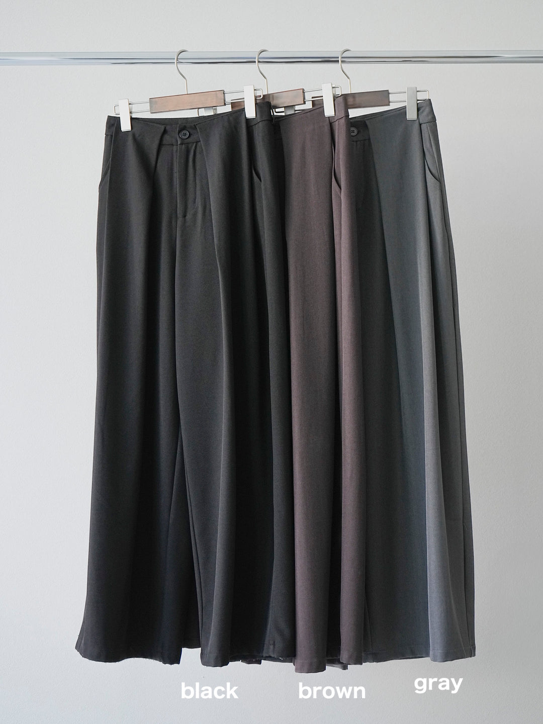 [SET]ハンドステッチアーガイルデザインニットカーディガン+ベルトループデザインワイドパンツ(2set)