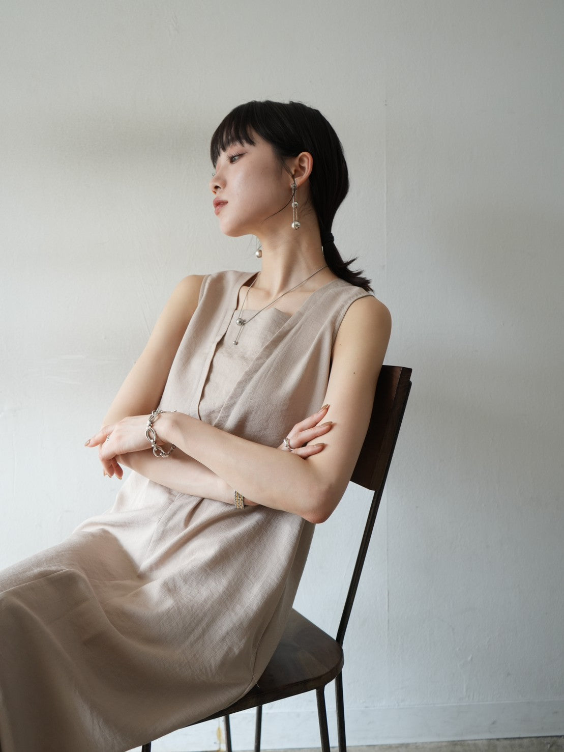 特価限定品最高級　パリジェンヌ　ツーピースドレス　縮絞り　未使用　日本製 スーツ