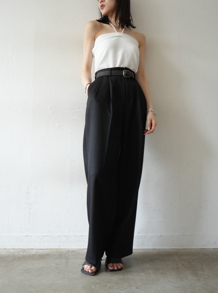 [予約]ホルターネックベアトップキャミソール/オフ