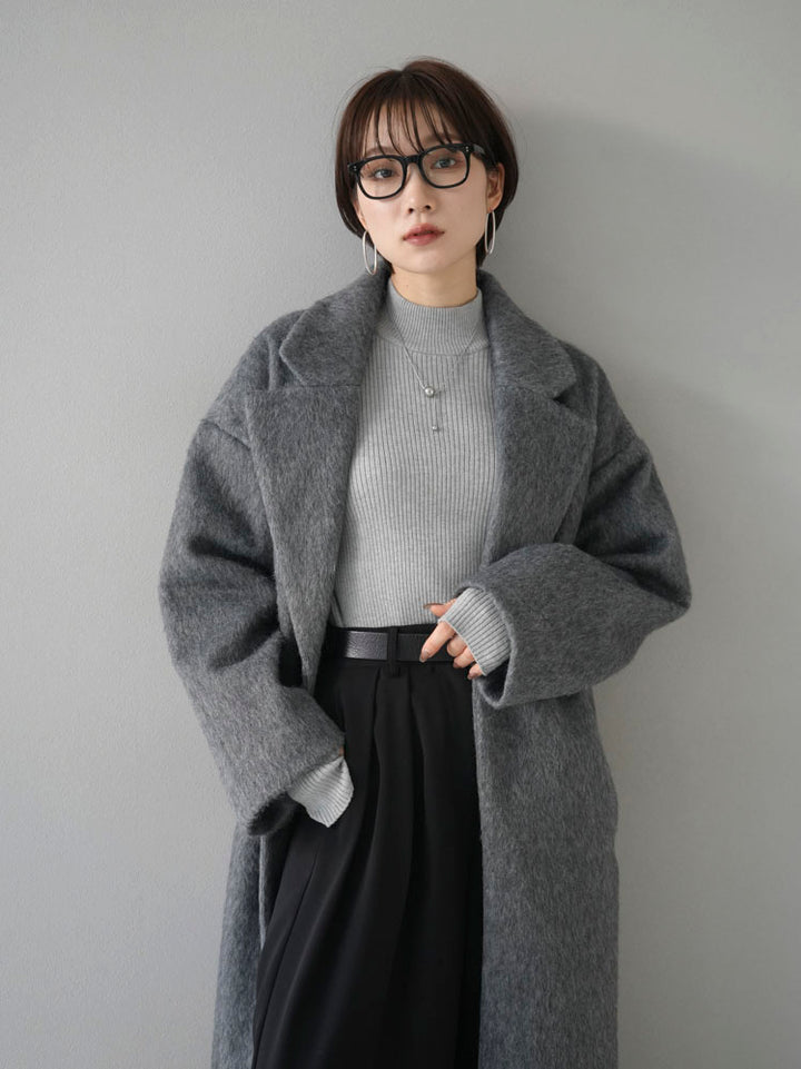 [Pre-order] Shaggy Chester Coat/Charcoal