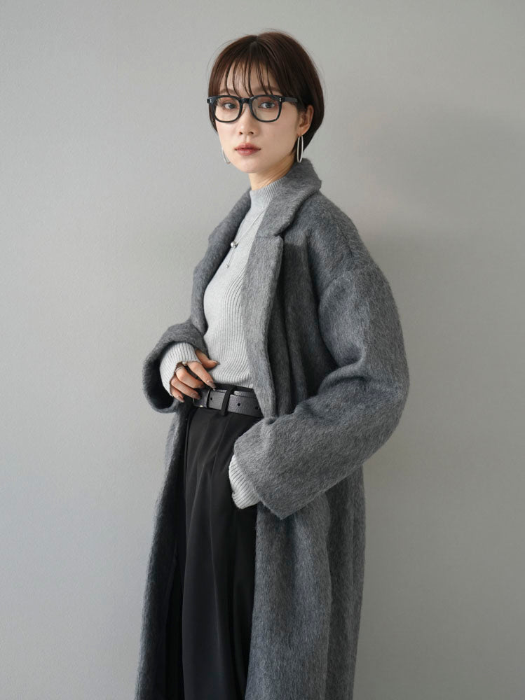 [Pre-order] Shaggy Chester Coat/Charcoal