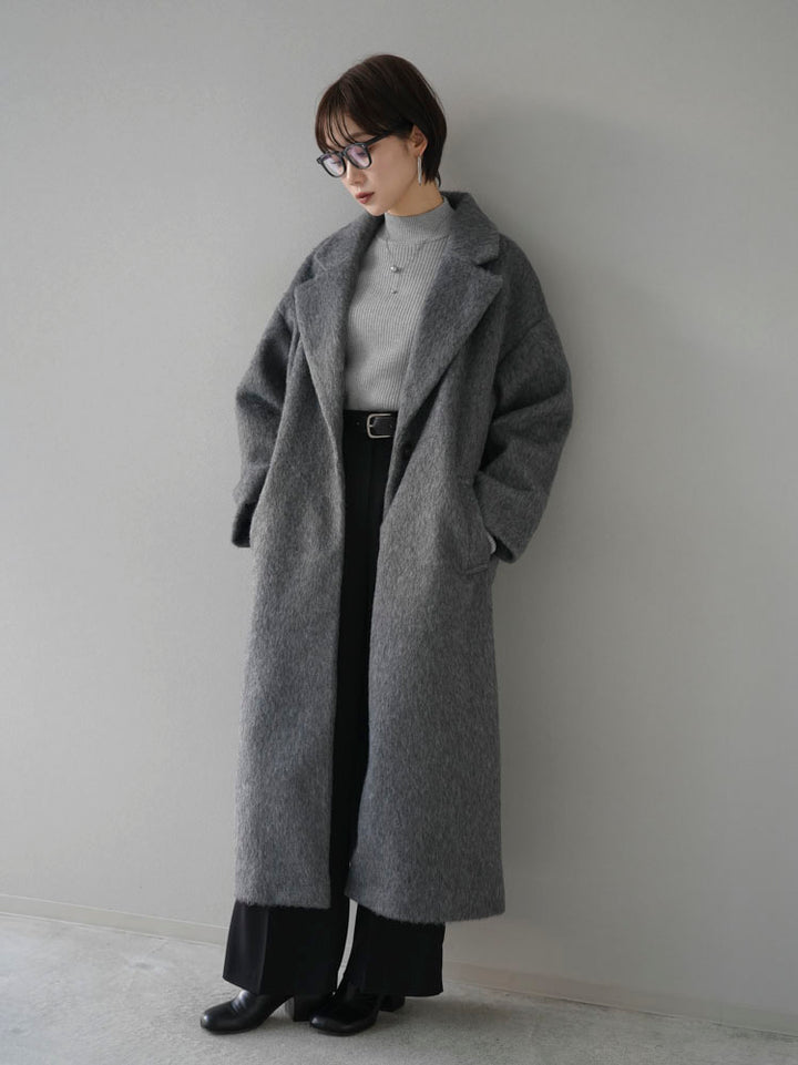 [Pre-order] Shaggy Chester Coat/Charcoal