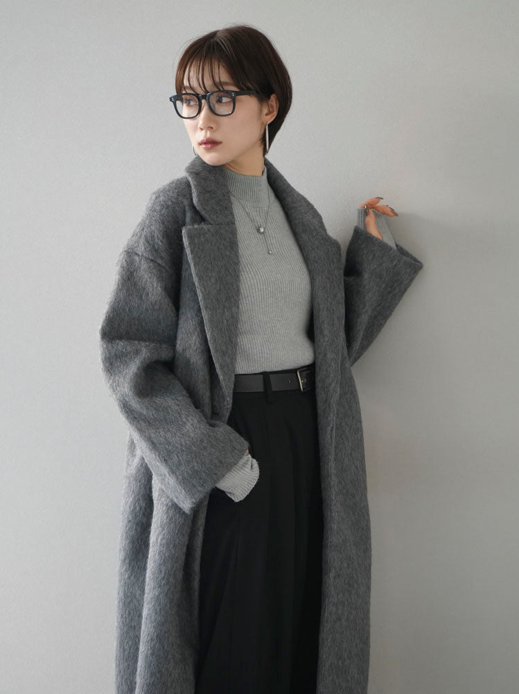 [Pre-order] Shaggy Chester Coat/Charcoal