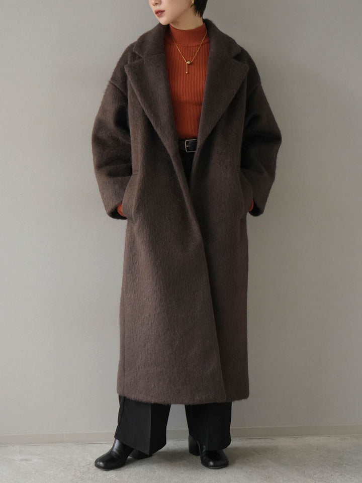 [Pre-order] Shaggy Chester Coat/Brown