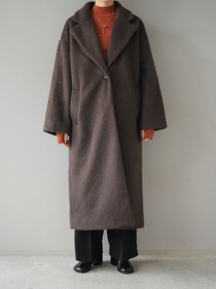 [Pre-order] Shaggy Chester Coat/Brown