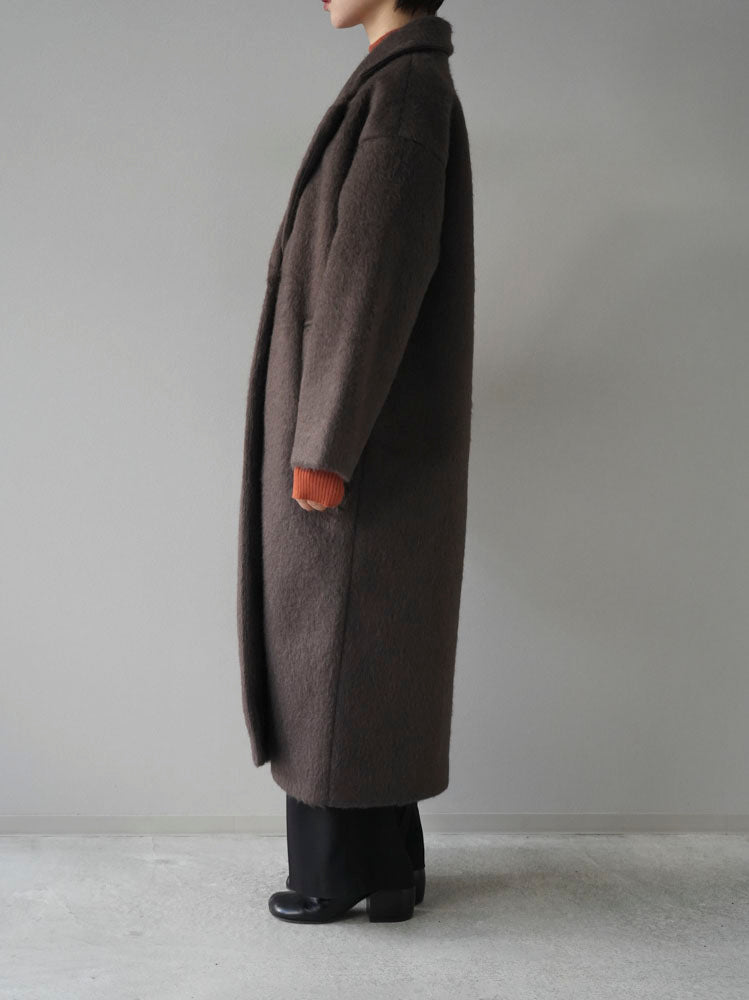 [Pre-order] Shaggy Chester Coat/Brown