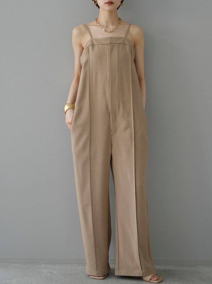 [Pre-order] Camisole over overalls/Beige