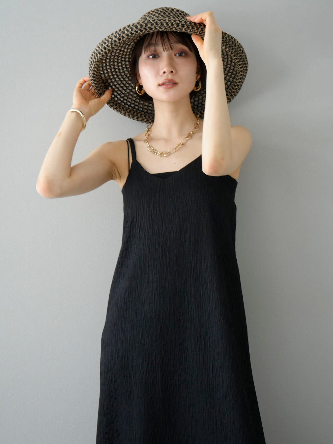[Pre-order] Willow Camisole Dress/Black