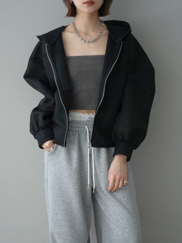 [予約]カップ付テレコリブベアキャミソール/モカ