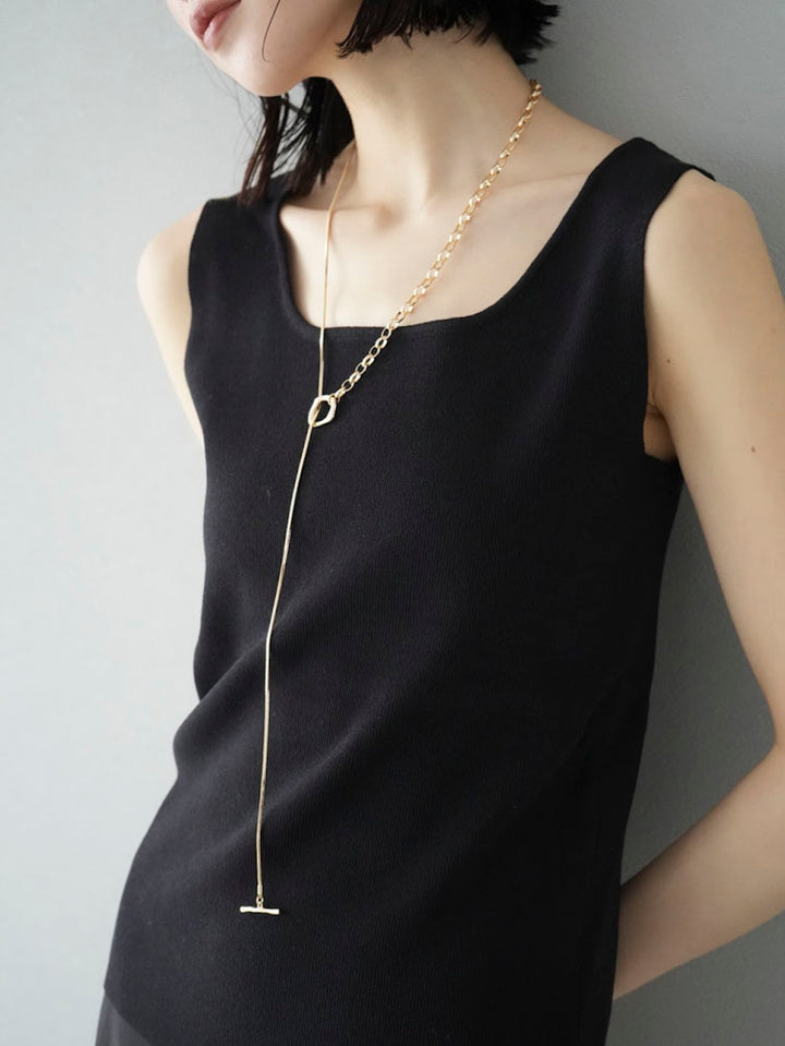 [Pre-order] 3WAY MIX CHAIN ​​LONG NECKLACE/Gold