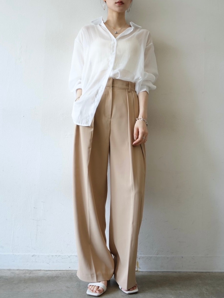 Beige Premium Cotton Pants