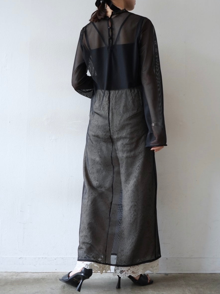 ブラックフレアスリーブワンピース andmary merry jenny フレアスリーブワンピース（ブラック） -ファッション通販