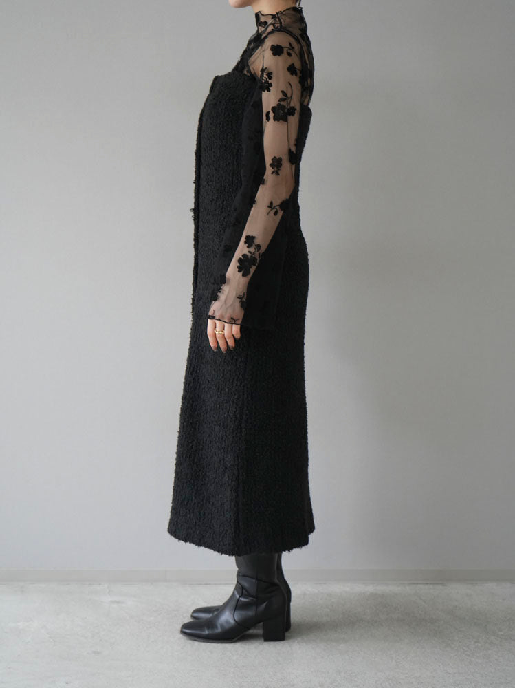 [Pre-order] Boucle Bear Dress/Black