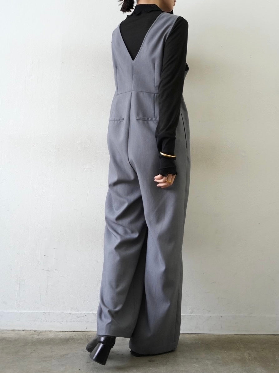 [予約]コットンガーゼシアー切替メロートップス/ブラック