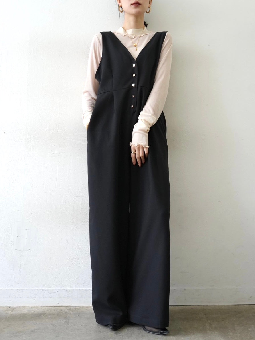 [予約]コットンガーゼシアー切替メロートップス/アイボリー