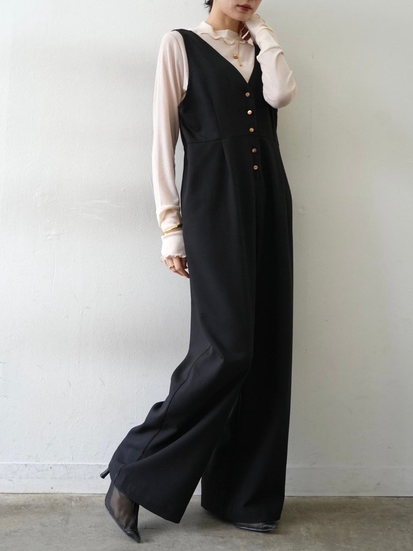 [予約]コットンガーゼシアー切替メロートップス/アイボリー