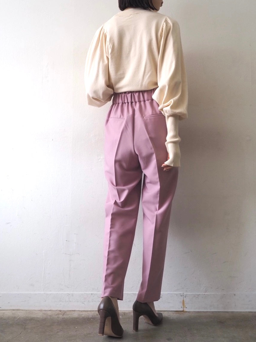 【預訂】輕鬆錐形褲/甜粉紅色