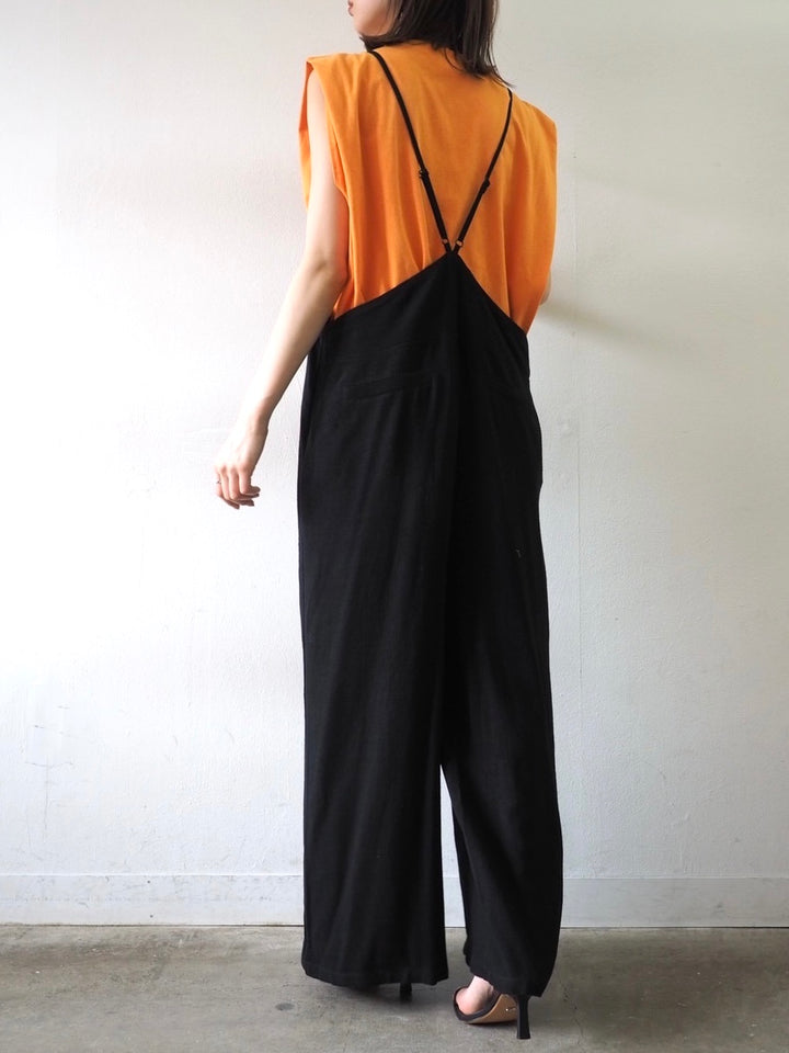 [Pre-order] Tuck shoulder oversized cut and sew/Orange