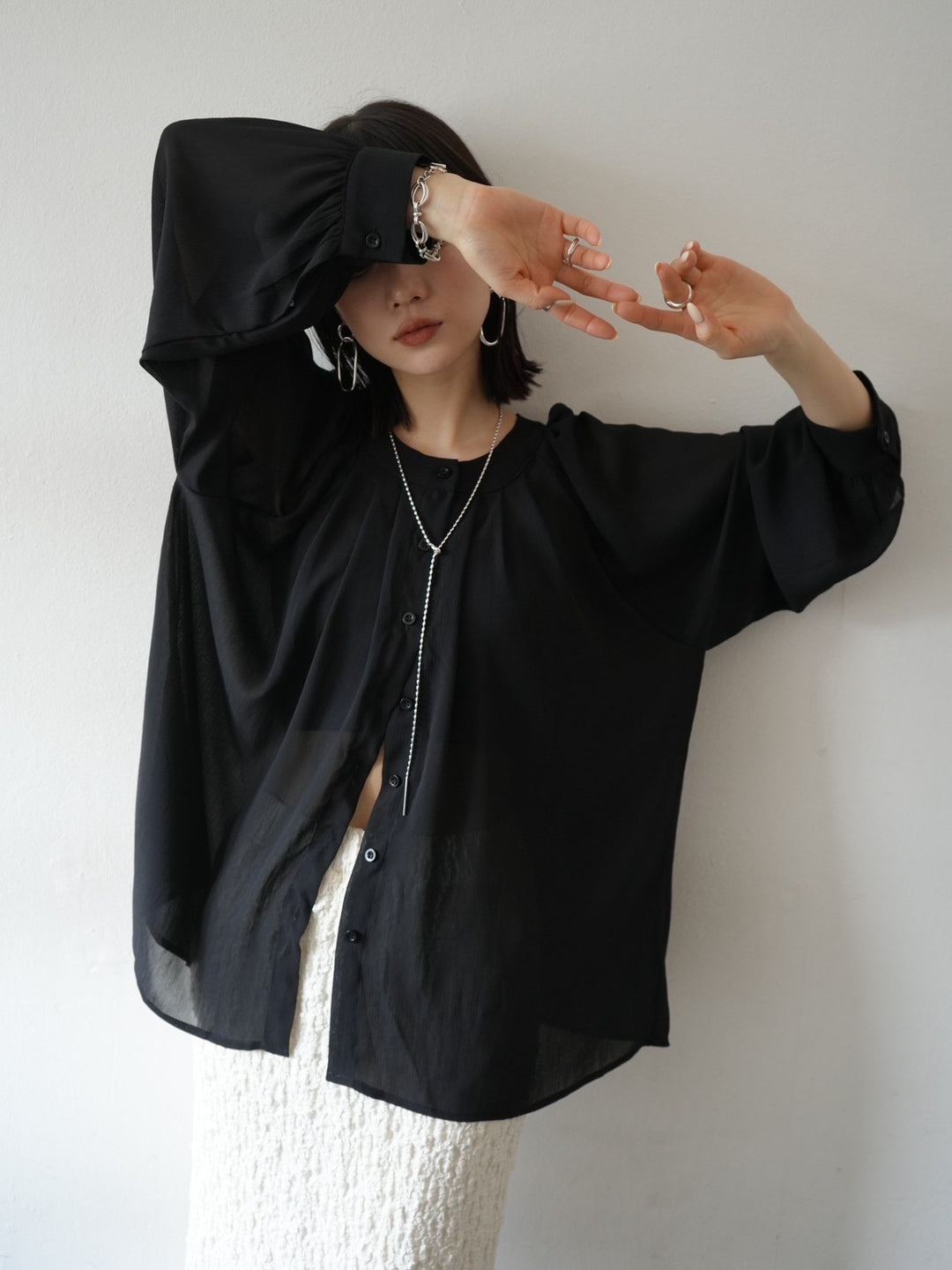 [Pre-order] Bareback camisole with cups/Black