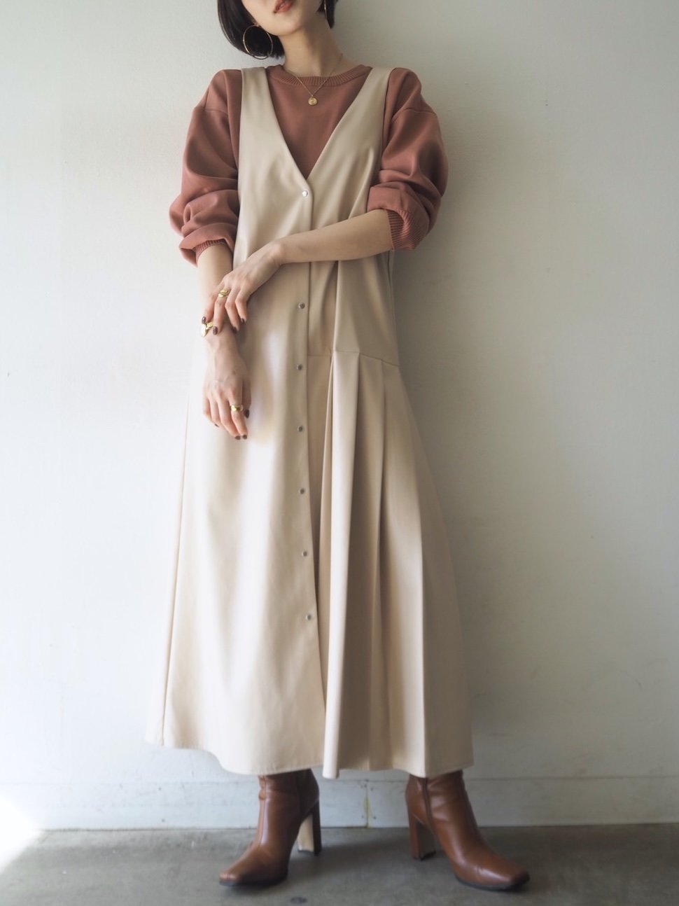 ノーソーイングニット　バッククロス　ラベンダー sdp8055_1_100_3_2a8e8baf-d9ba-