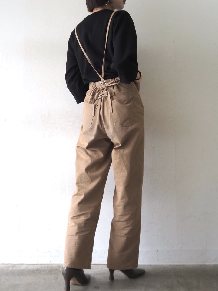 [即納]ボリュームスリーブダンボールニットプルオーバー/ブラック