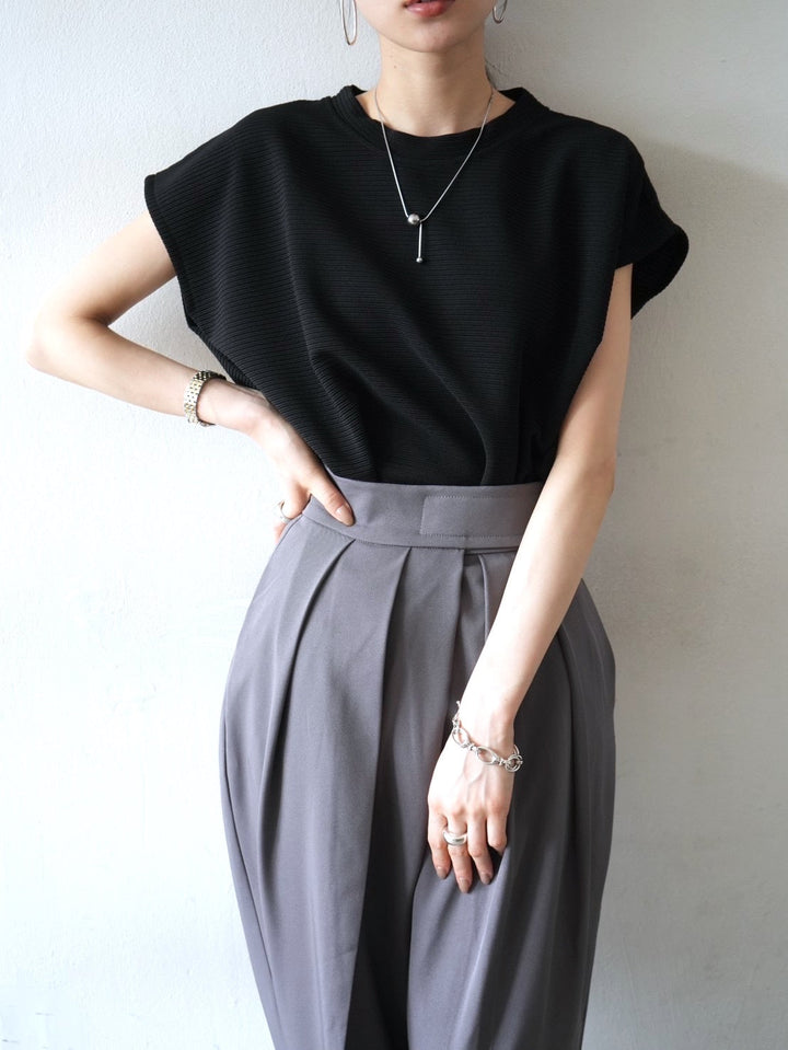 [Buy one, get one free!] Get two French sleeve stretch tops for ¥4,950! 