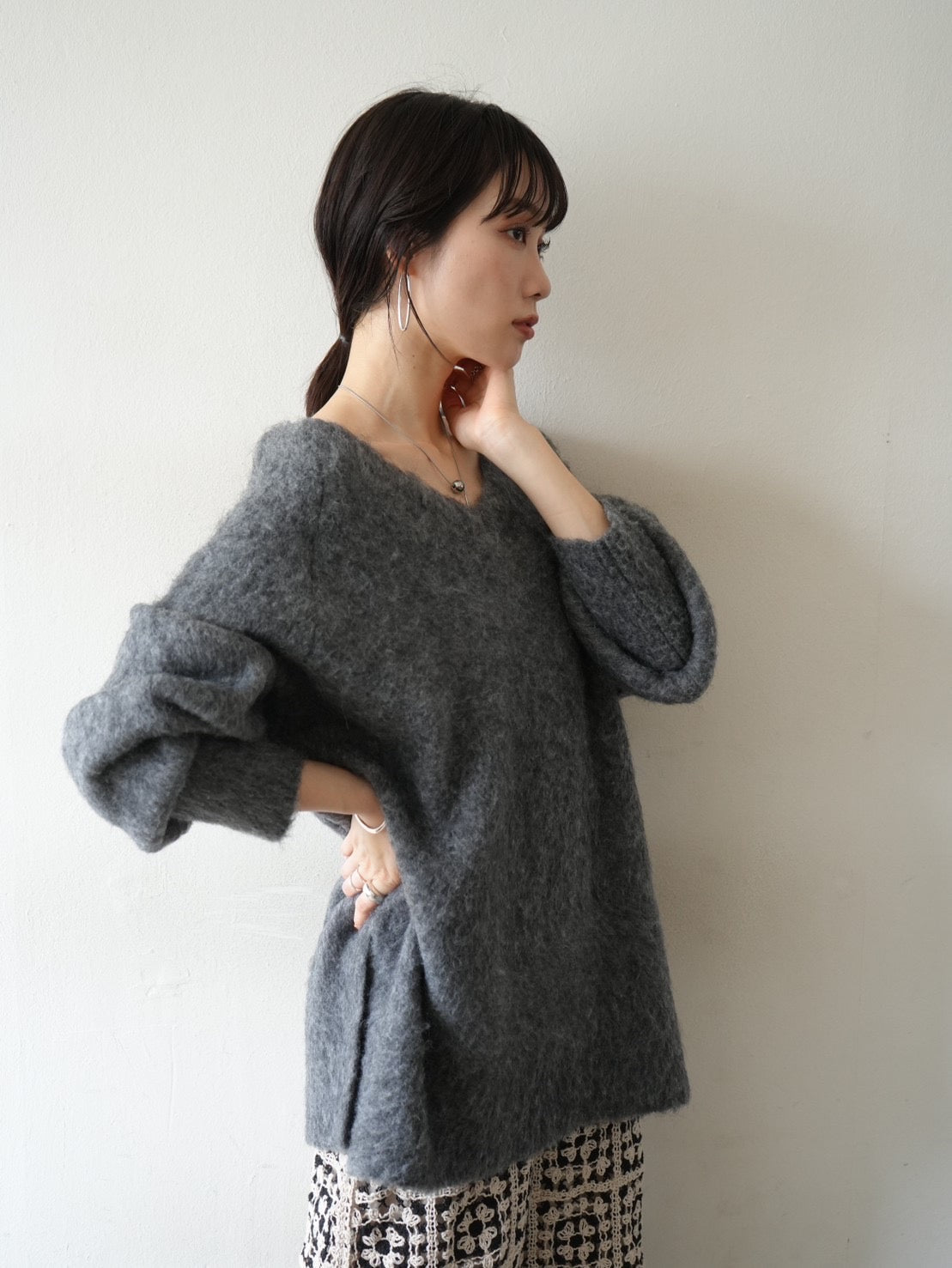 Knit Pullover Set One-Piece