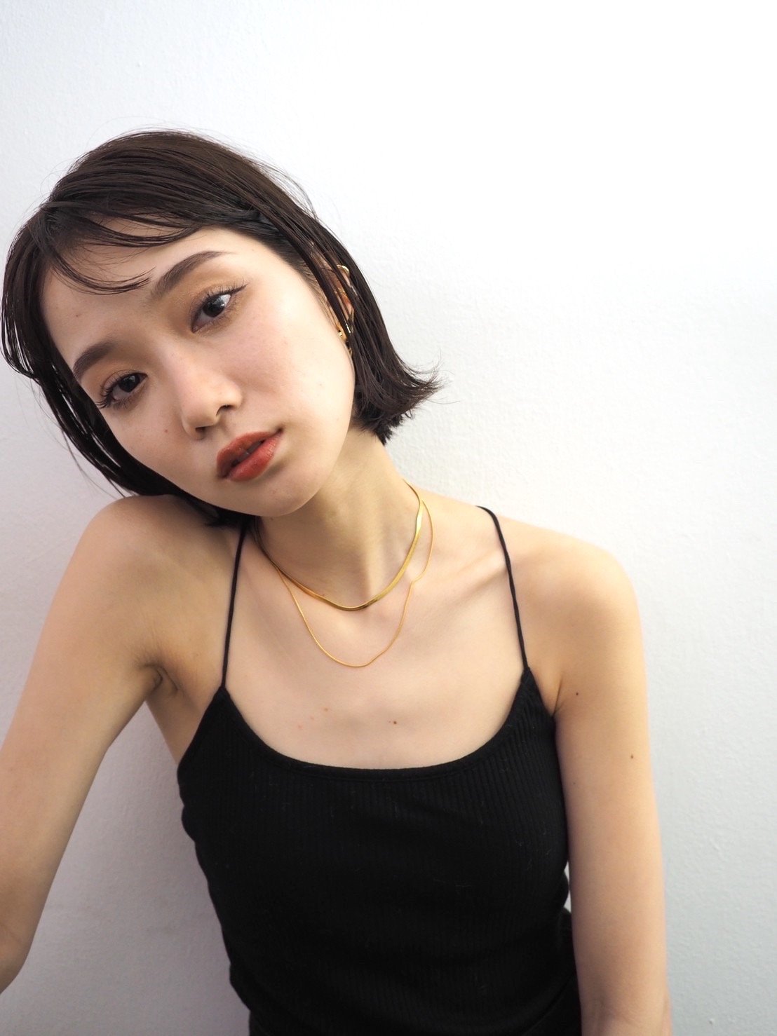 [予約]SNAKE chain Necklace 2SET/ゴールド